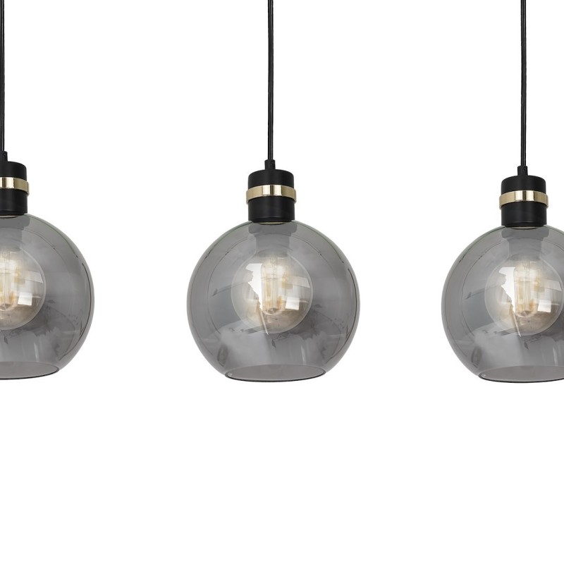 Lampa wisząca OMEGA BLACK/GOLD 3xE27 Lampa wisząca OMEGA BLACK/GOLD 3xE27