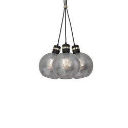 Lampa wisząca OMEGA BLACK/GOLD 3xE27 Lampa wisząca OMEGA BLACK/GOLD 3xE27