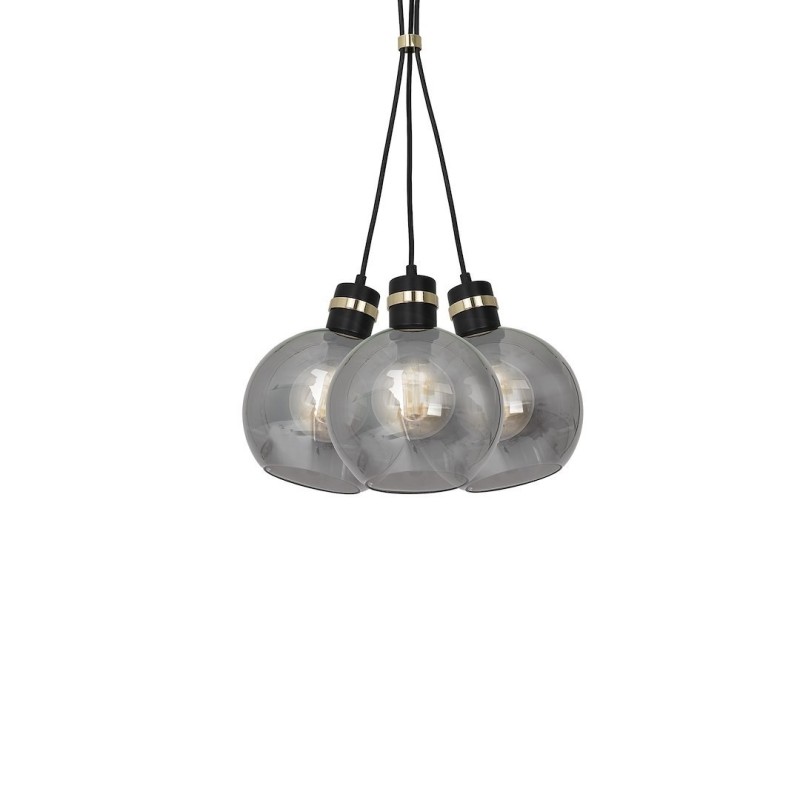 Lampa wisząca OMEGA BLACK/GOLD 3xE27 Lampa wisząca OMEGA BLACK/GOLD 3xE27