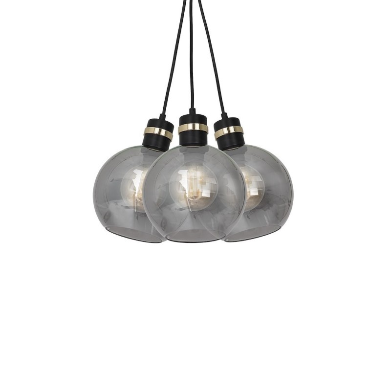 Lampa wisząca OMEGA BLACK/GOLD 3xE27 Lampa wisząca OMEGA BLACK/GOLD 3xE27