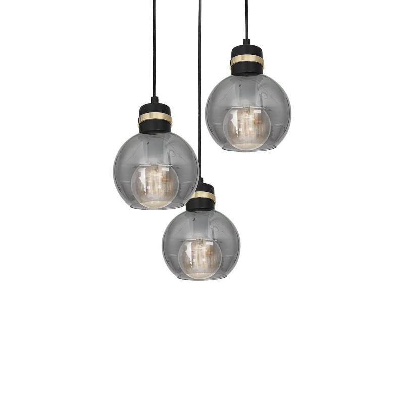 Lampa wisząca OMEGA BLACK/GOLD 3xE27 Lampa wisząca OMEGA BLACK/GOLD 3xE27