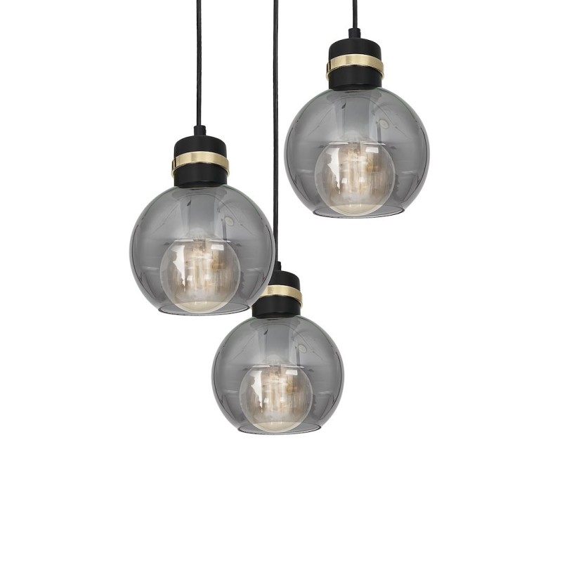 Lampa wisząca OMEGA BLACK/GOLD 3xE27 Lampa wisząca OMEGA BLACK/GOLD 3xE27