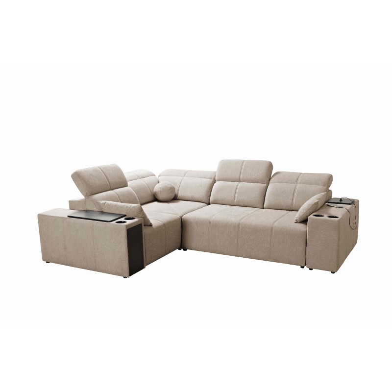 Milano II corner sofa with sleeping function – Woven Fabric, Verita 80 Verita 09 Milano II corner sofa with sleeping function – Woven Fabric, Verita 80 Verita 09