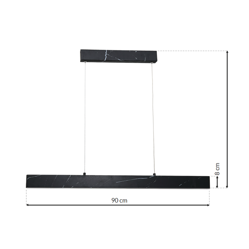 Підвісна лампа PIERCE BLACK 18W LED Підвісна лампа PIERCE BLACK 18W LED