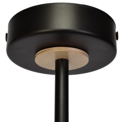 SALMA BLACK / WOOD Ceiling Lamp 2xE27 SALMA BLACK / WOOD Ceiling Lamp 2xE27
