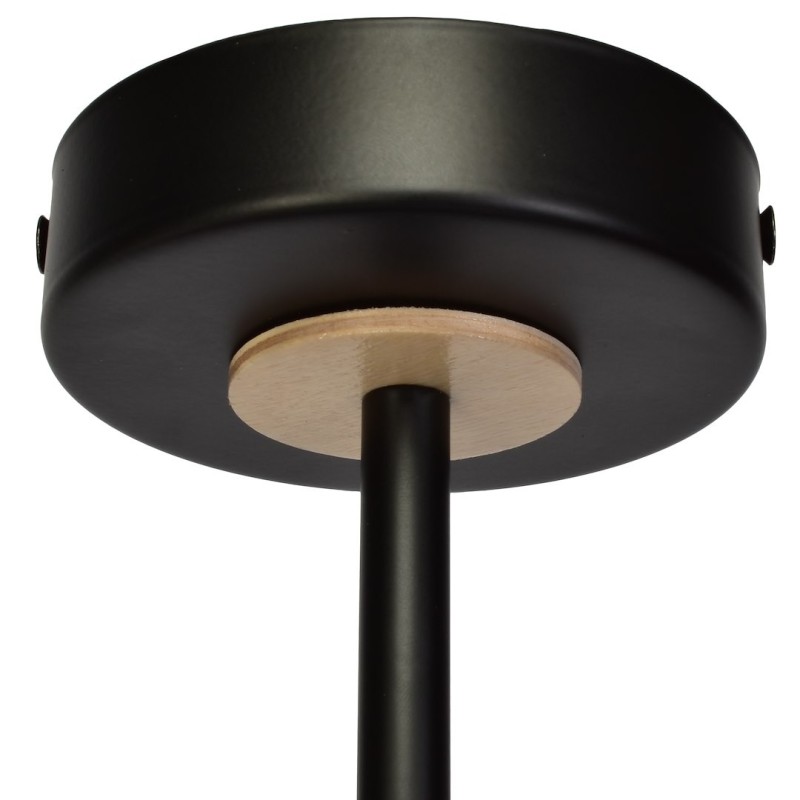 Lampa sufitowa SALMA BLACK / WOOD 2xE27 Lampa sufitowa SALMA BLACK / WOOD 2xE27
