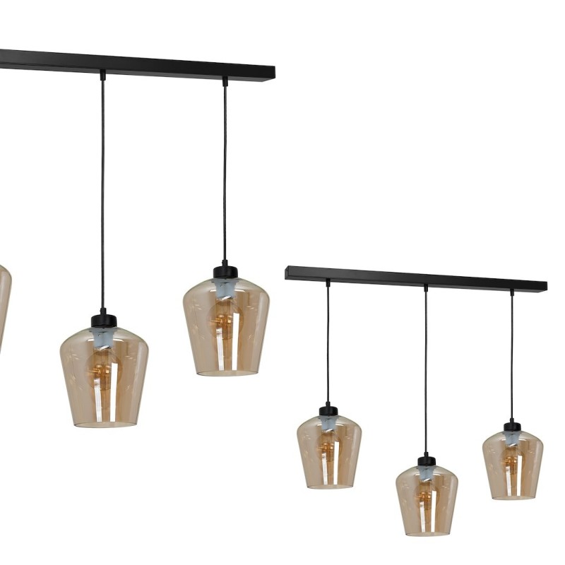 Lampa wisząca SANTIAGO AMBER 3xE27 Lampa wisząca SANTIAGO AMBER 3xE27
