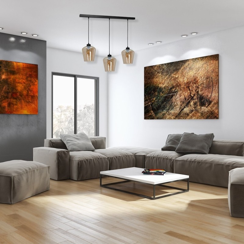 Lampa wisząca SANTIAGO AMBER 3xE27 Lampa wisząca SANTIAGO AMBER 3xE27