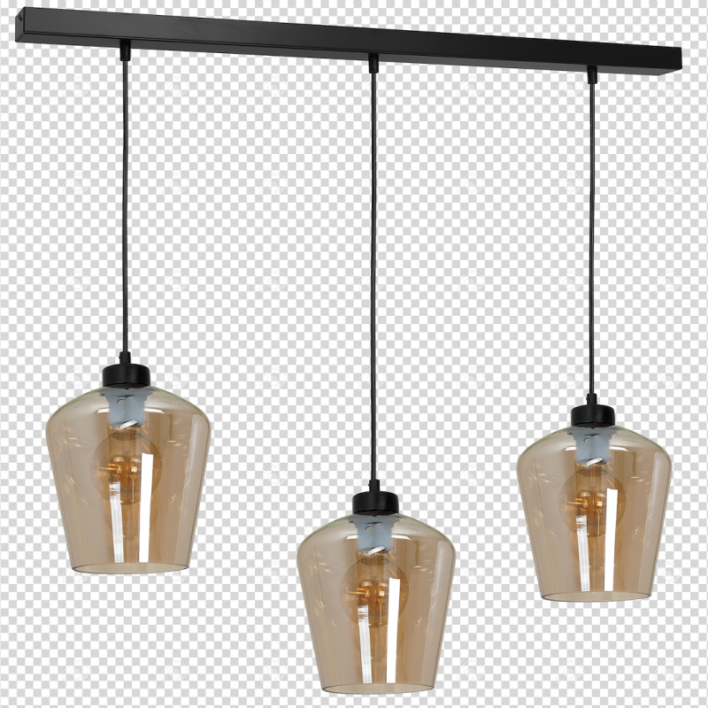 Lampa wisząca SANTIAGO AMBER 3xE27 Lampa wisząca SANTIAGO AMBER 3xE27
