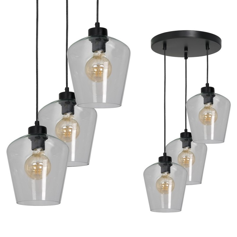 Lampa wisząca SANTIAGO CLEAR 3xE27 Lampa wisząca SANTIAGO CLEAR 3xE27