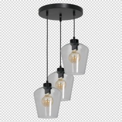 Lampa wisząca SANTIAGO CLEAR 3xE27 Lampa wisząca SANTIAGO CLEAR 3xE27