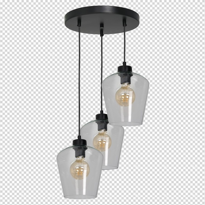 Lampa wisząca SANTIAGO CLEAR 3xE27 Lampa wisząca SANTIAGO CLEAR 3xE27