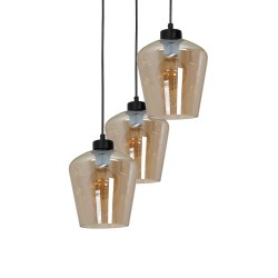 Lampa wisząca SANTIAGO AMBER 3xE27 Lampa wisząca SANTIAGO AMBER 3xE27