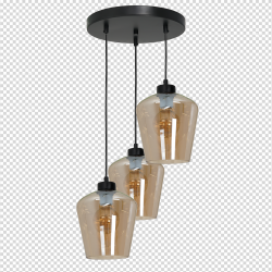 Lampa wisząca SANTIAGO AMBER 3xE27 Lampa wisząca SANTIAGO AMBER 3xE27