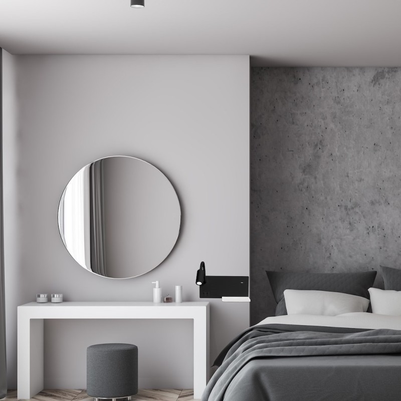 Lámpara de noche con estante SHELF BLACK LED 4W+5W+2W Lámpara de noche con estante SHELF BLACK LED 4W+5W+2W
