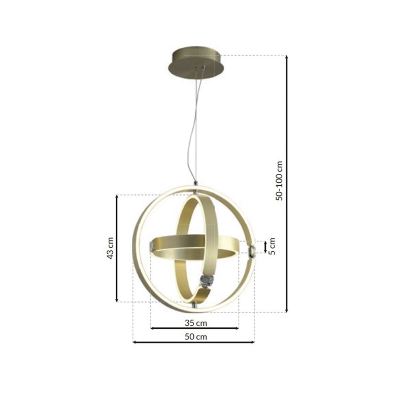SIRIUS 80W pendant lamp SIRIUS 80W pendant lamp