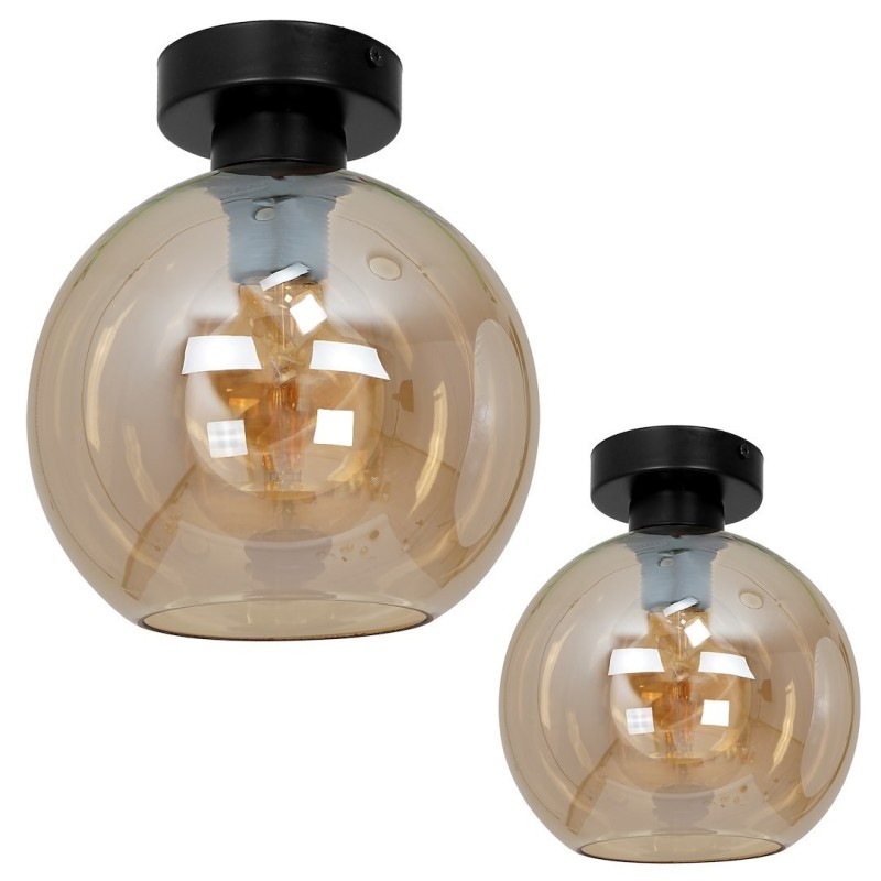 SOFIA AMBER Ceiling Lamp 1xE27
