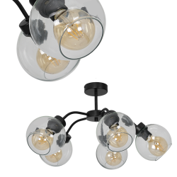 SOFIA CLEAR ceiling lamp 5xE27