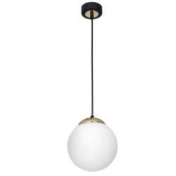 Hängelampe SPARTA SCHWARZ / GOLD 1xE27 Hängelampe SPARTA SCHWARZ / GOLD 1xE27