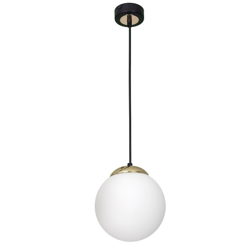 Hängelampe SPARTA SCHWARZ / GOLD 1xE27 Hängelampe SPARTA SCHWARZ / GOLD 1xE27