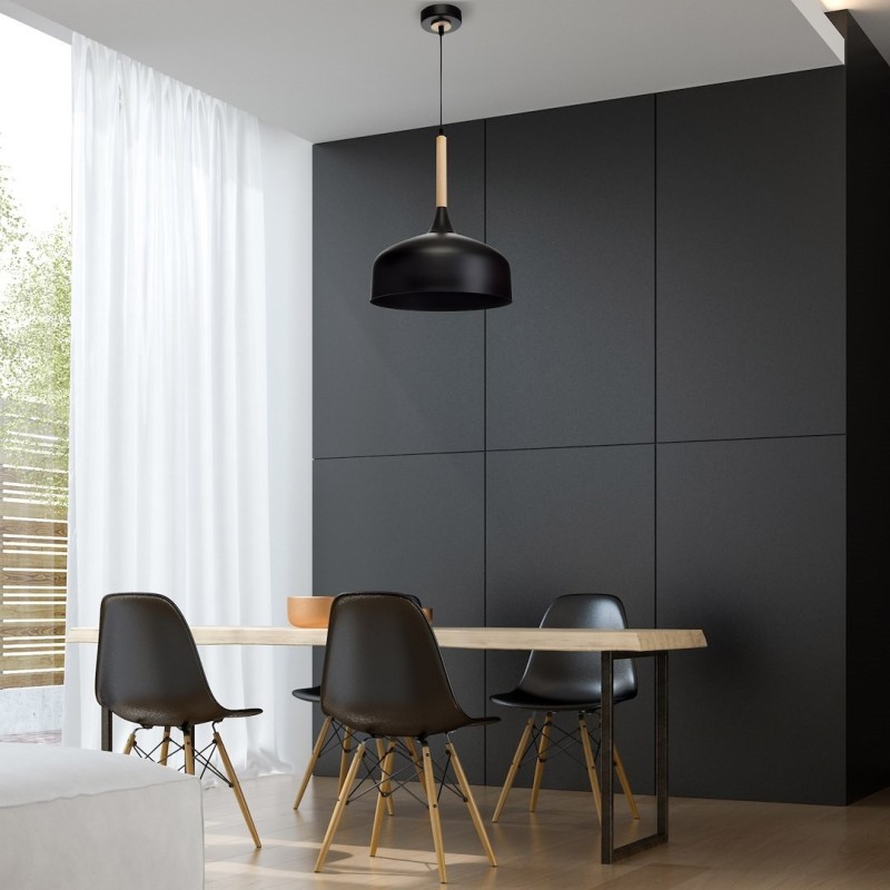 Lampa wisząca TAYLOR BLACK 1xE27 60W Lampa wisząca TAYLOR BLACK 1xE27 60W