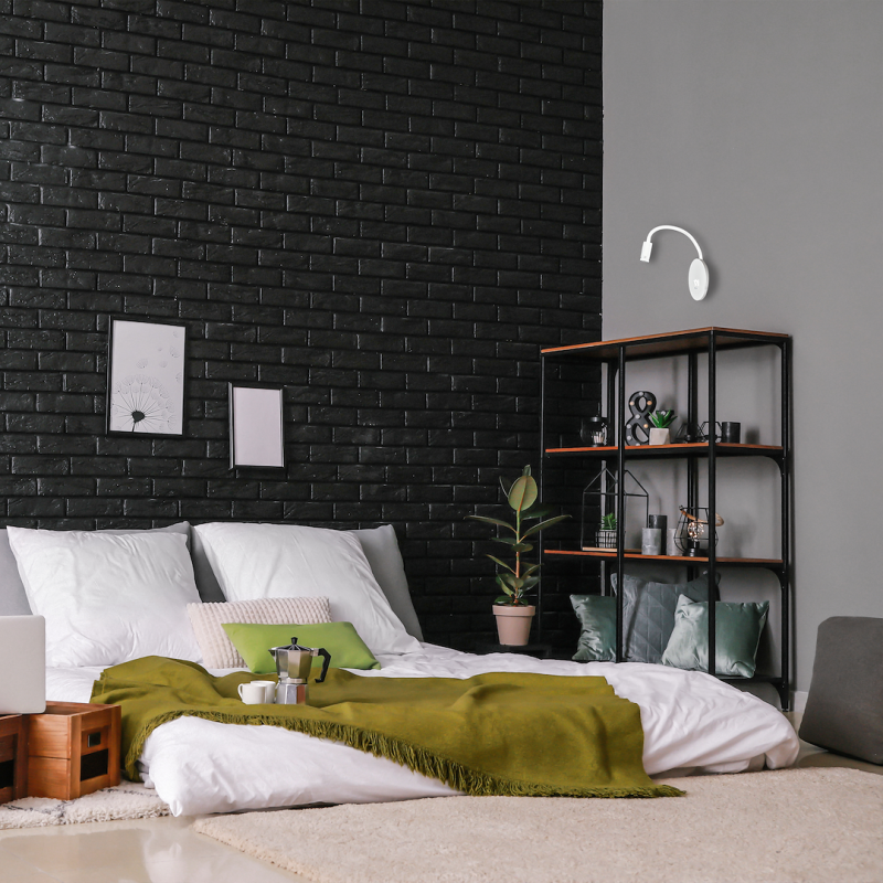 Lampka nocna BASE 8W+2W WHITE Lampka nocna BASE 8W+2W WHITE