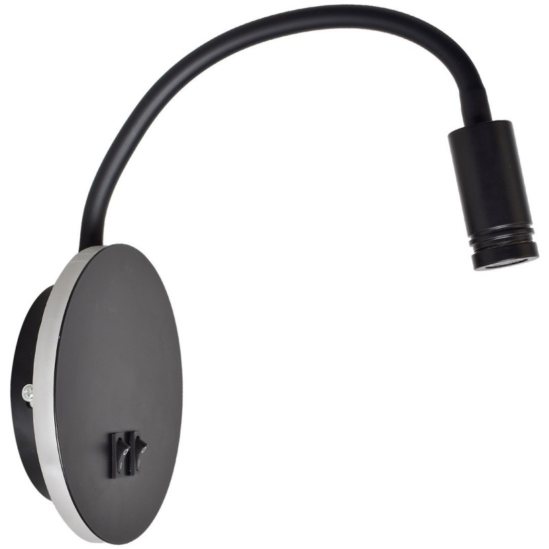 Нічна лампа BASE 8W+2W ЧОРНА Нічна лампа BASE 8W+2W ЧОРНА