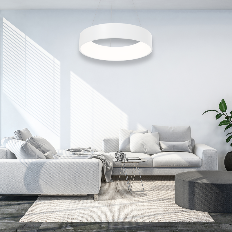 OHIO WHITE 40W LED Pendant Lamp 3000K-4000K OHIO WHITE 40W LED Pendant Lamp 3000K-4000K