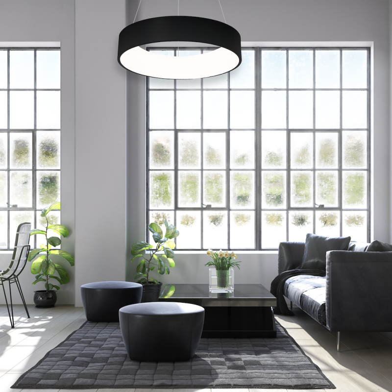Lampa wisząca OHIO BLACK 40W LED 3000K-4000K Lampa wisząca OHIO BLACK 40W LED 3000K-4000K