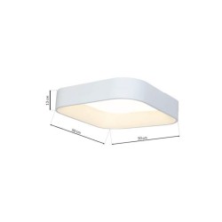Plafon ASTRO WHITE 40W LED 3000K-4000K Plafon ASTRO WHITE 40W LED 3000K-4000K