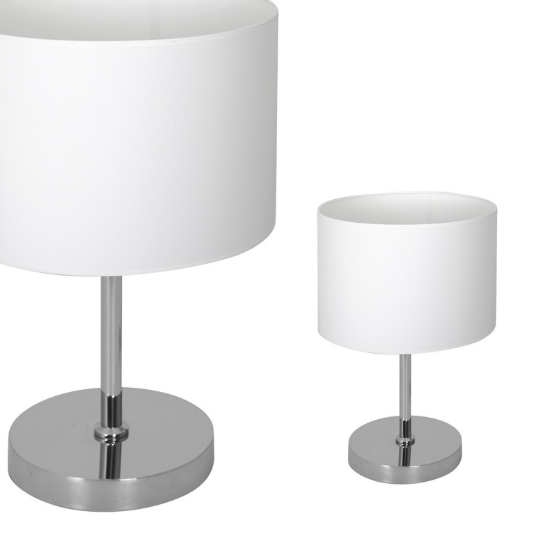 Lampka stołowa CASINO WHITE/CHROME 1xE27 Lampka stołowa CASINO WHITE/CHROME 1xE27