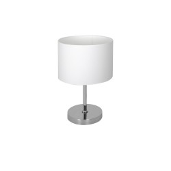 Lampka stołowa CASINO WHITE/CHROME 1xE27 Lampka stołowa CASINO WHITE/CHROME 1xE27