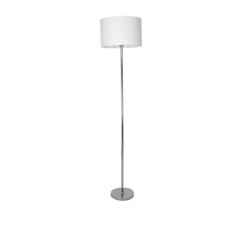 Standing Lamp Casino 1xE27 White / Chrome Standing Lamp Casino 1xE27 White / Chrome