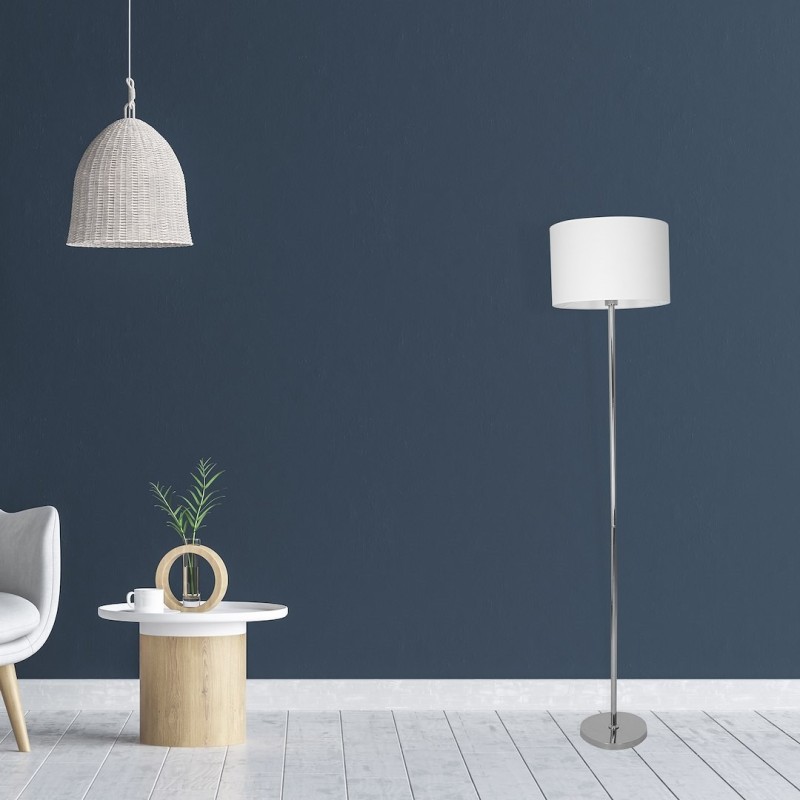 Lampa stojąca Casino 1xE27 Biały / Chrom Lampa stojąca Casino 1xE27 Biały / Chrom