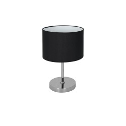 Lámpara de mesa CASINO NEGRO/CROMO 1xE27 Lámpara de mesa CASINO NEGRO/CROMO 1xE27