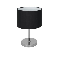 Lámpara de mesa CASINO NEGRO/CROMO 1xE27 Lámpara de mesa CASINO NEGRO/CROMO 1xE27