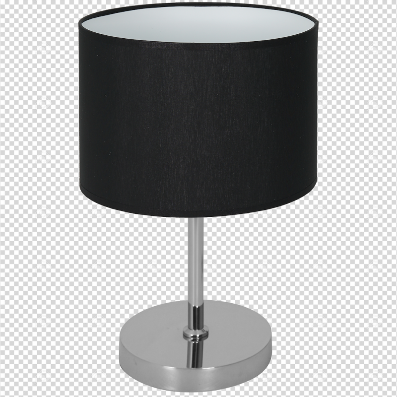 Lámpara de mesa CASINO NEGRO/CROMO 1xE27 Lámpara de mesa CASINO NEGRO/CROMO 1xE27