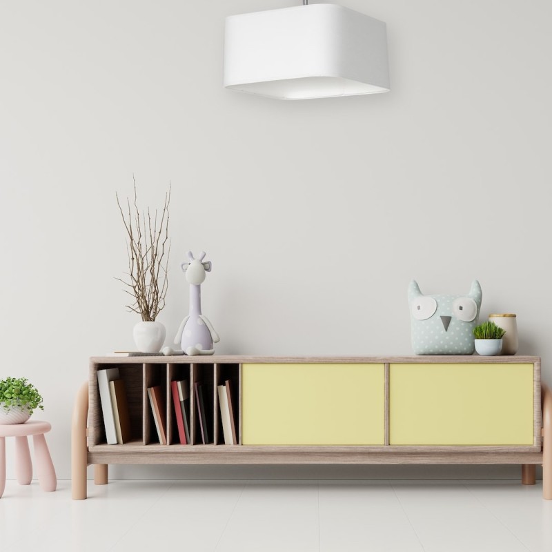 Lampa podsufitowa Napoli 1xE27 Biały / Chrom Lampa podsufitowa Napoli 1xE27 Biały / Chrom