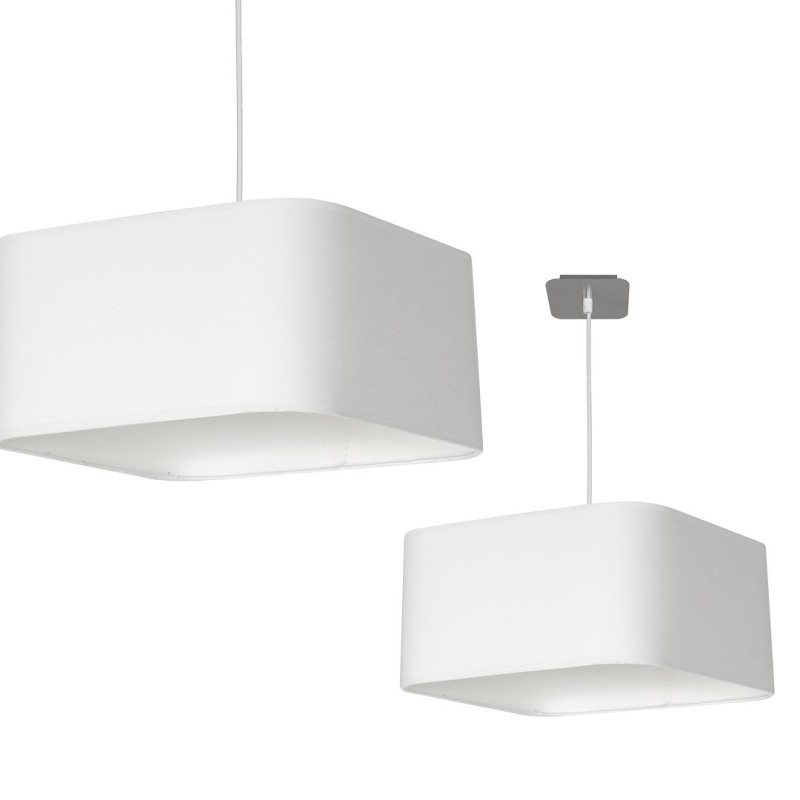 Lampa wisząca NAPOLI WHITE/CHROME 1xE27 Lampa wisząca NAPOLI WHITE/CHROME 1xE27