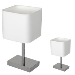 NAPOLI WHITE/CHROME Table Lamp 1xE27 NAPOLI WHITE/CHROME Table Lamp 1xE27