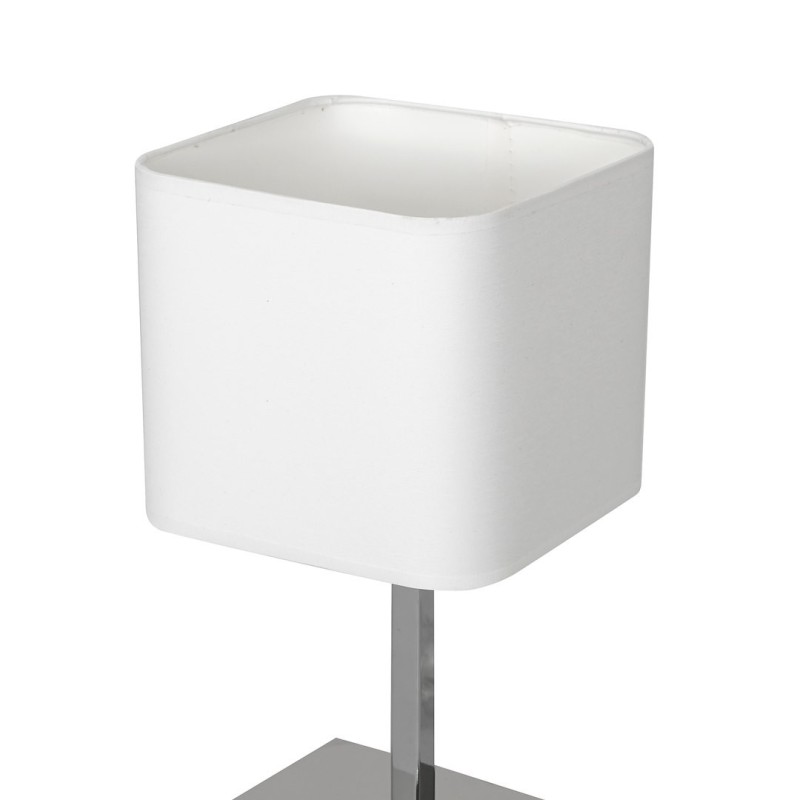 Lampka stołowa NAPOLI WHITE/CHROME 1xE27 Lampka stołowa NAPOLI WHITE/CHROME 1xE27