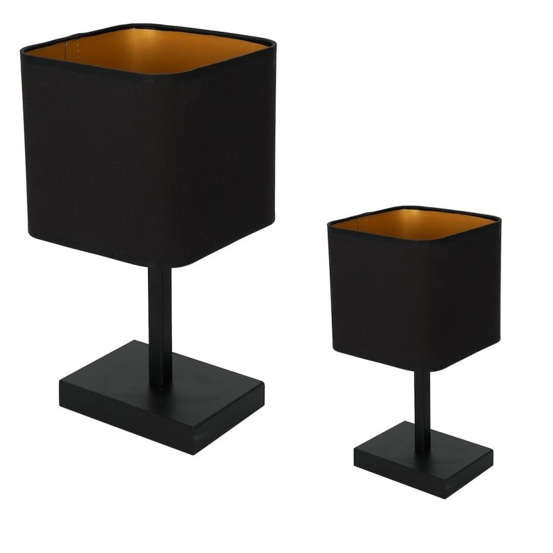 Lampka stołowa NAPOLI BLACK/GOLD 1xE27 Lampka stołowa NAPOLI BLACK/GOLD 1xE27