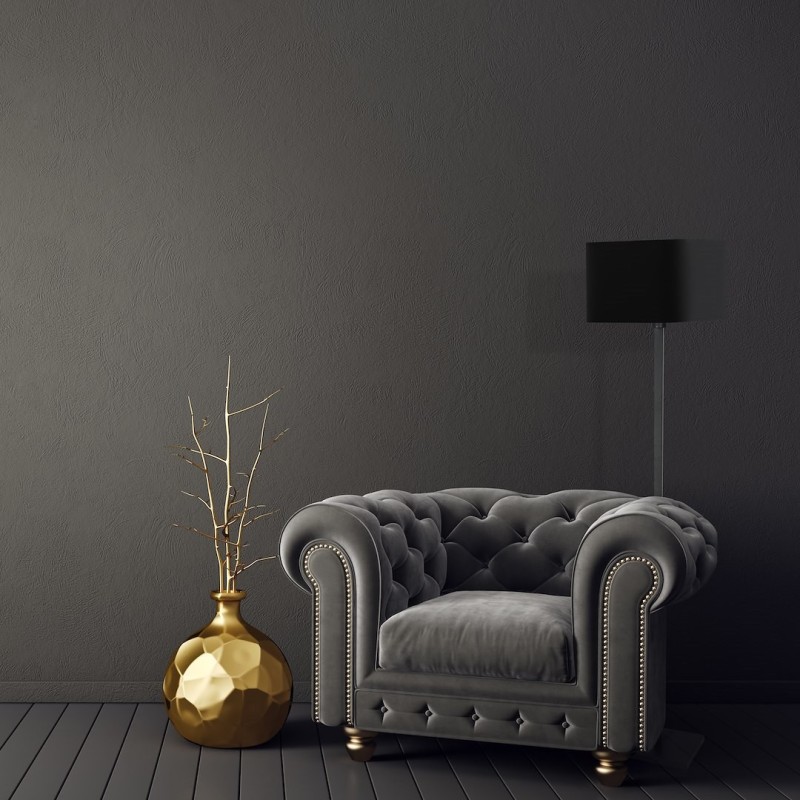 Lampa stojąca NAPOLI BLACK/GOLD 1xE27 Lampa stojąca NAPOLI BLACK/GOLD 1xE27