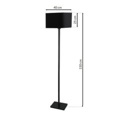 Lampa stojąca NAPOLI BLACK/GOLD 1xE27 Lampa stojąca NAPOLI BLACK/GOLD 1xE27