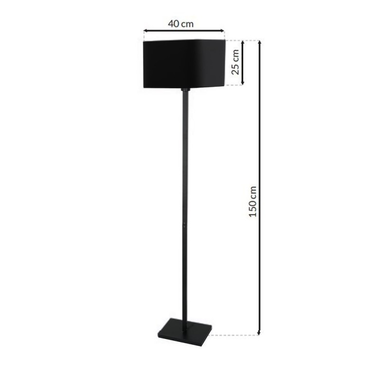 Lampa stojąca NAPOLI BLACK/GOLD 1xE27 Lampa stojąca NAPOLI BLACK/GOLD 1xE27