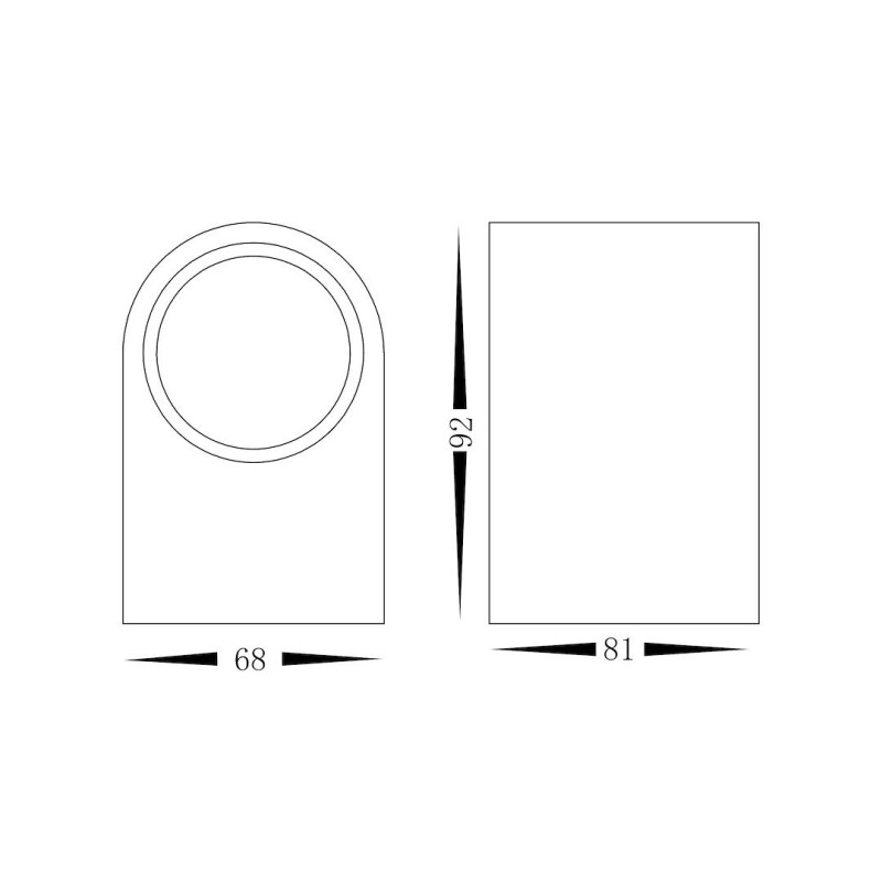 Ovalis Garden Wall Light 2xGU10 IP44 Ovalis Garden Wall Light 2xGU10 IP44