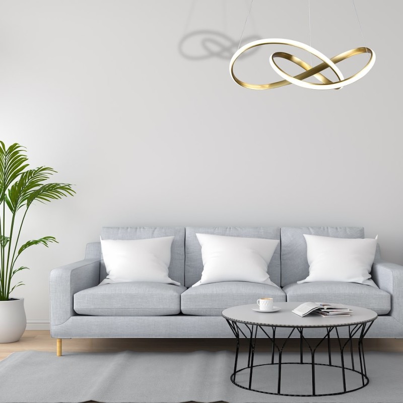 LAMPA WISZĄCA CAPPIO GOLD 36W LED LAMPA WISZĄCA CAPPIO GOLD 36W LED