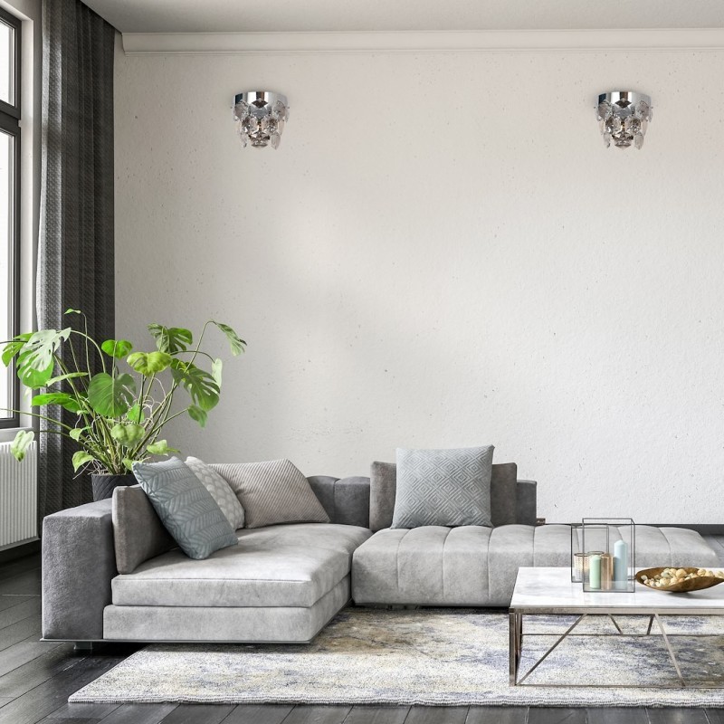 Aplique GRACE CROMO 2xE14 Aplique GRACE CROMO 2xE14