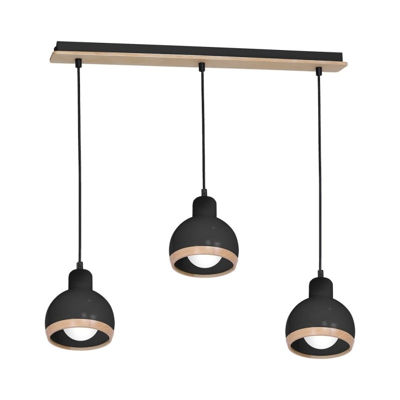 Lampa wisząca OVAL BLACK 3xE27 Lampa wisząca OVAL BLACK 3xE27