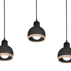 Lampa wisząca OVAL BLACK 3xE27 Lampa wisząca OVAL BLACK 3xE27